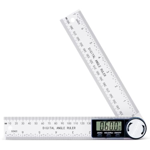 Digital Angle Finder Protractor 7 inch 200mm Measuring Tool for Precise Angles