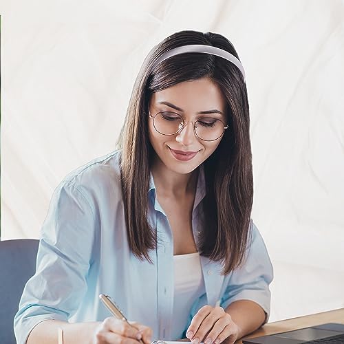 VOCOSTE Satin Headbands - 2 Pcs Anti-Slip Hair Accessories