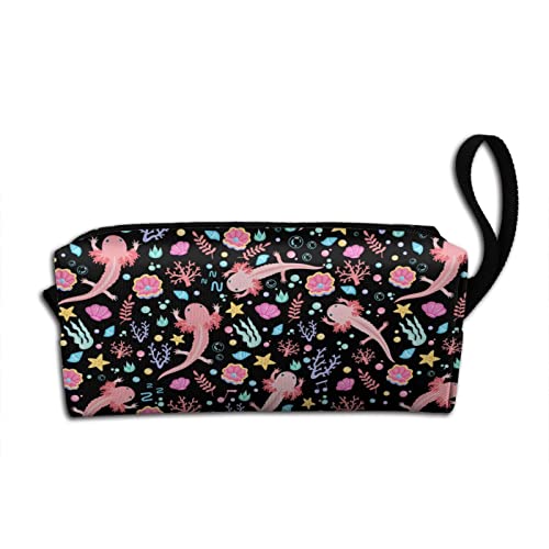 MOLIAN Axolotl Travel Makeup Bag - Variant 4 Cosmetic Organizer Zipper Pouch
