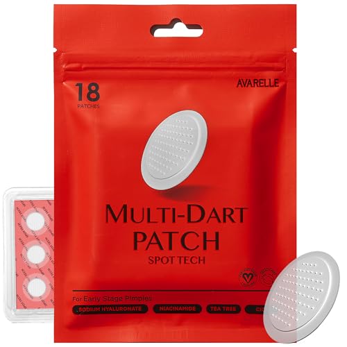 AVARELLE Multi-Dart Microneedle Acne Patches for Deep Blemishes (18 CT)