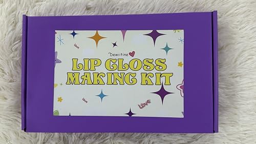 Dewiitine Adult Lip Gloss Base Kit - Clear Gloss with Color Pigments
