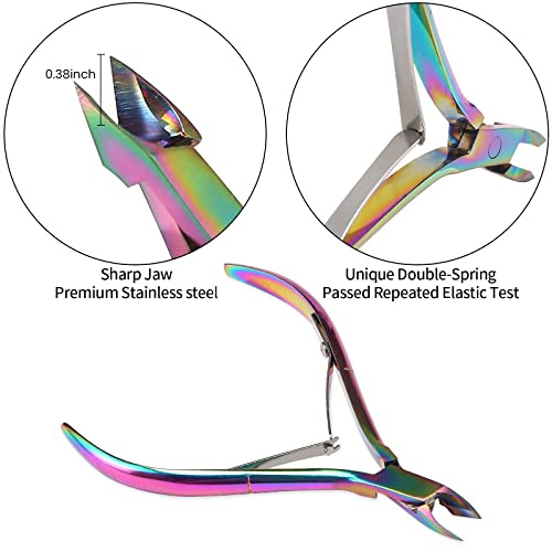 SoHai Cuticle Trimmer & Pusher Set - Stainless Steel Nail Care Tools