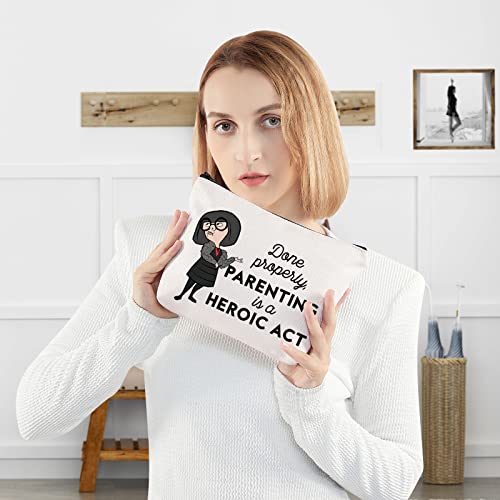 Done Properly Edna Zipper Pouch Bag - Makeup & Travel Cosmetic Bag