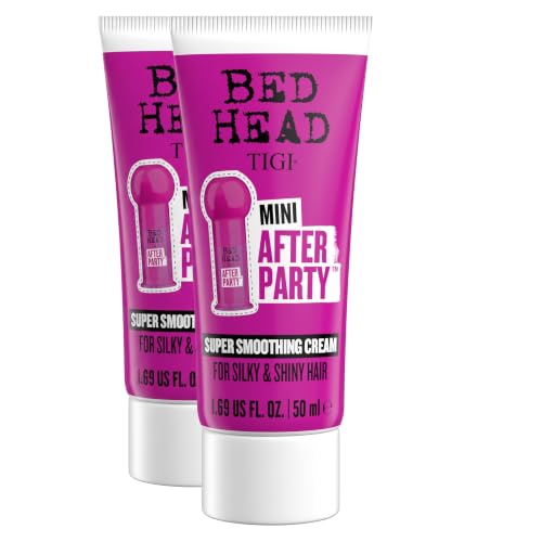 TIGI Bed Head After Party Travel Size Mini Smoothing Cream - Summer Fruit, 1.69 fl oz (Pack of 2)