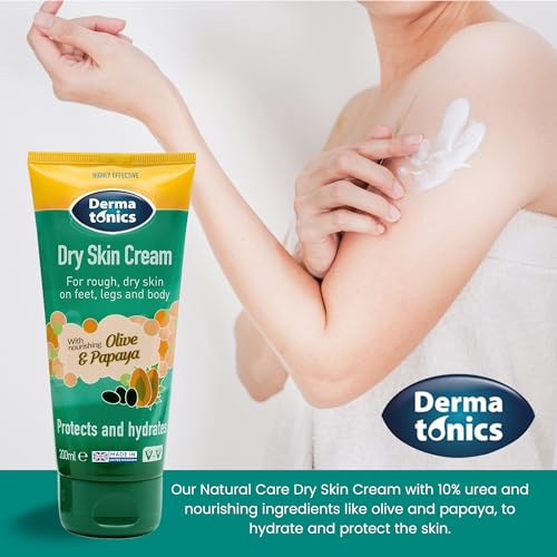 Dermatonics Urea Dry Skin Cream 200ml - Intensive Moisturizer & Callus Remover