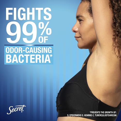 Secret Outlast Antiperspirant Deodorant for Women, 72hr Sweat & Odor Protection, PH Balancing Minerals, Pro-Hyaluronic Acid, Clear Gel, Completely Clean Scent, 2.6 oz (Pack of 2)