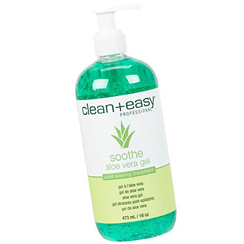 Clean + Easy Aloe Vera Gel for Post-Wax Care, 16 oz