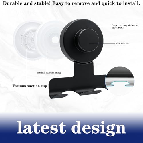 Heavy-Duty Suction Cup Hooks for Bathroom - Dual Hook Design