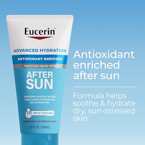 Eucerin Advanced Hydration After Sun Lotion, Antioxidant-Rich Moisturizer