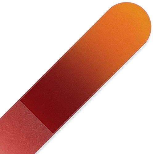 Mont Bleu Rainbow Crystal Nail File - Professional Czech Tempered Glass, Handmade in Bohemia
