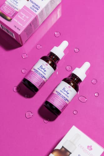 Organic Rosehip Seed Oil Serum with Jojoba & Vitamin E for Hydrating Skin
