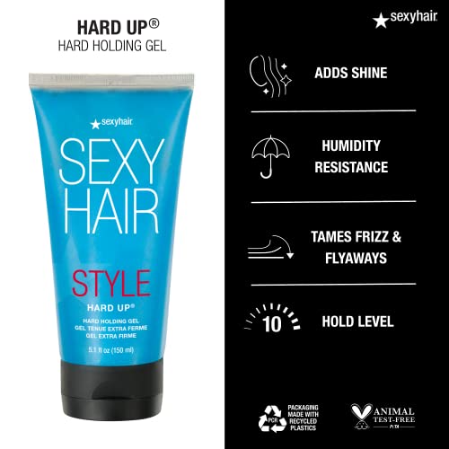 Hard Holding Hair Gel for All Hair Types | 72-Hour Extreme Hold