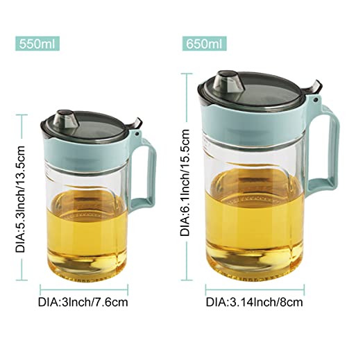 TENTA KITCHEN Olive Oil and Vinegar Dispenser Bottle - 550ml