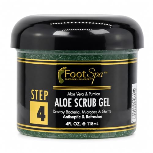 FootSpa Dual-Action Exfoliating Scrub Gel with Pumice & Salicylic Acid
