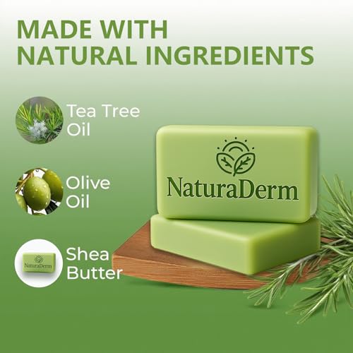 Refreshing Tea Tree Oil Facial Soap - Oil Control, 2pcs