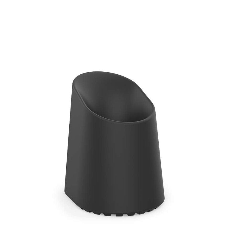 Proof Labs Single Toothbrush Holder and Razor Stand for Bathroom Sink and Countertop (Black, Silicone)