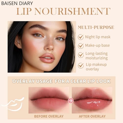 BAISEN DIARY Lip Butter Balm - Ultra-Hydrating Shea & Olive Care