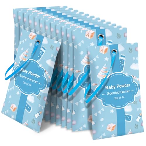 STRN Scented Sachets - Baby Powder Fragrance, 14 Packs for Drawers & Closets