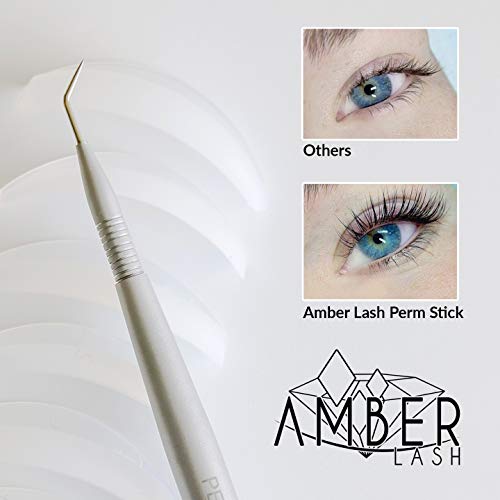 Amber Lash Stainless Steel Lash Lift Tool with Double Row Brush