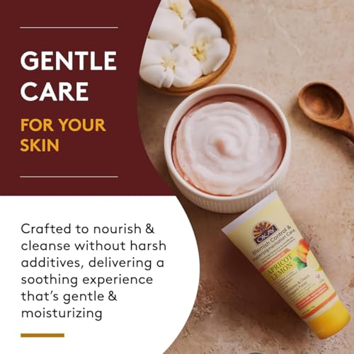 OKAY Apricot Oil Control Facial Scrub - 6 Oz Exfoliating Cleanser