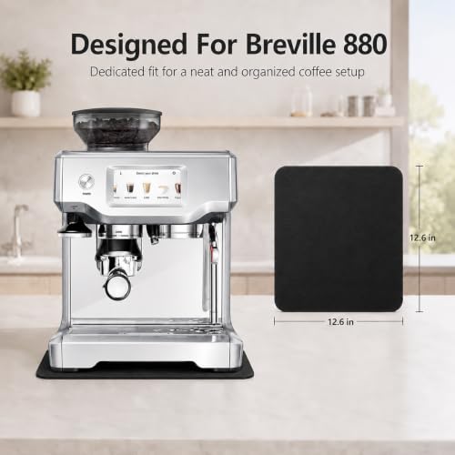 Silicone Espresso Machine Mat for Breville 880 - Anti-Slip & Sliding