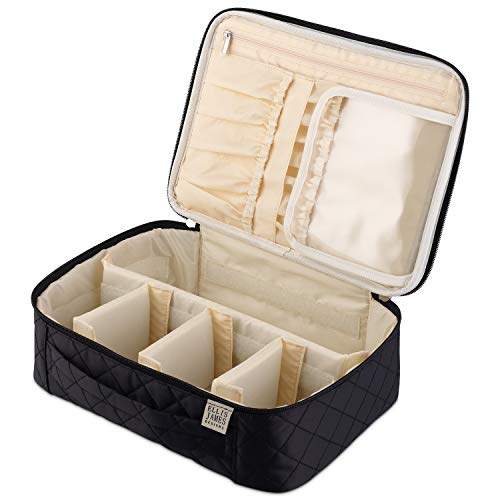 Ellis James Designs Extra Large Makeup Train Case with Dividers