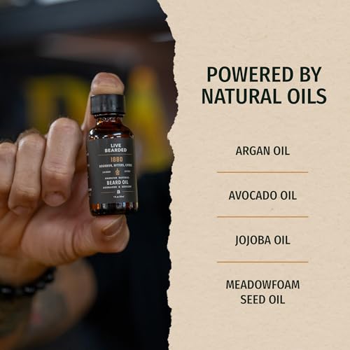 Live Bearded Executive Beard Oil - Cedar & Vanilla Natural Conditioner