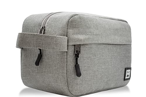 Avalanche Gray Dopp Kit Toiletry Bag - Durable Travel Organizer