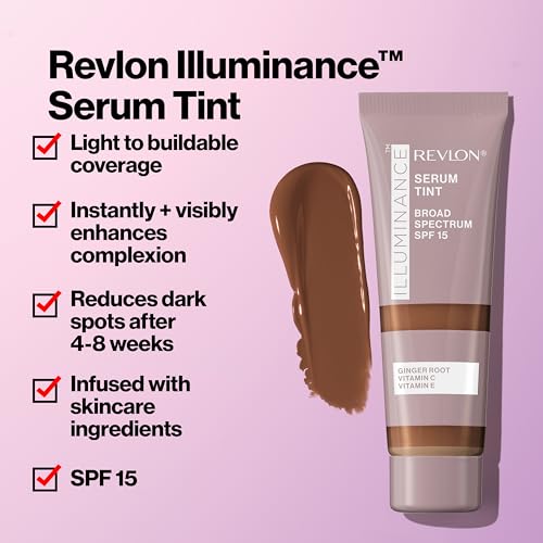 Revlon Illuminance Tinted Serum with Hyaluronic Acid - SPF 15, 0.94 fl oz