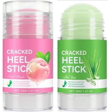 Manuka Honey Cracked Heel Treatment Balm Stick - Deep Moisturizing Foot Repair with Shea Butter & Chamomile | 1.41 Oz/40 G