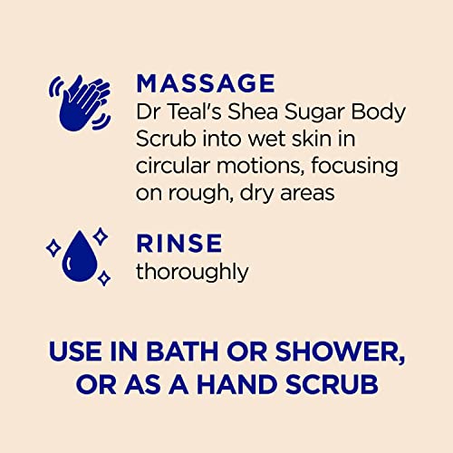Dr Teal's Citrus Shea Sugar Body Scrub with Vitamin C - 19 oz