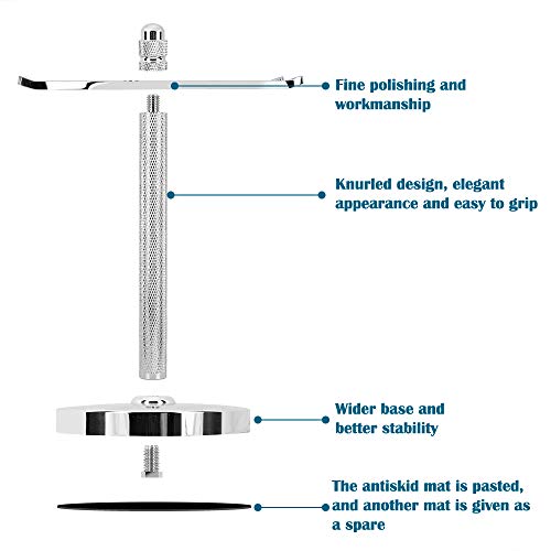 CHARMMAN Safety Razor & Shaving Brush Stand, 31mm Openings