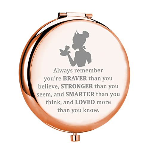Compact Makeup Mirror with Frog Design - P-Frog Mirror Gift