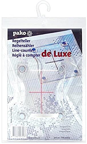 Pako Magnetic Line Counter for Cross Stitch Projects - 4 Magnets