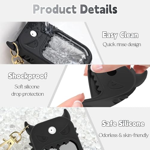 Touchland 1oz Silicone Case - Cute Devil Monster Design, 6 Colors