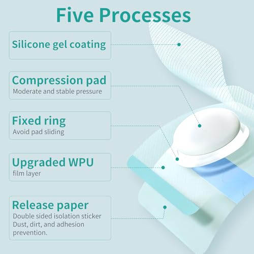 Lefeke Baby Belly Button Patches - Waterproof Navel Shaper (14 Pack)