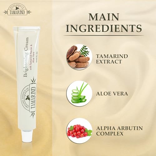 Neoclear Organic Tamarind Extract Skin Brightening Cream 1 Fl Oz - Dark Spot & Pigmentation Treatment for Face, Body, Hands, Underarms, Men & Women