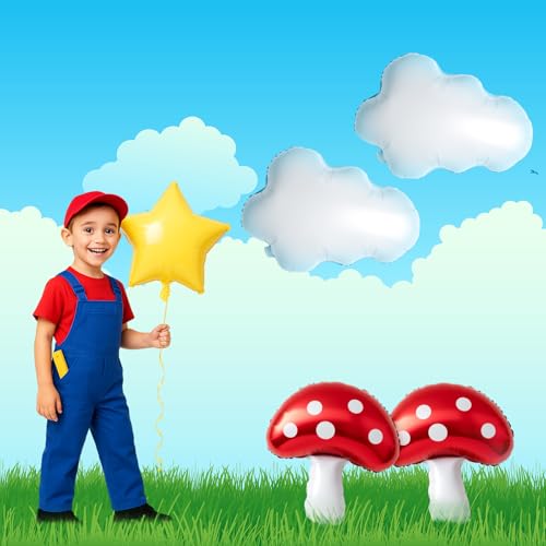 Video Game Theme Balloons Kit - 12 Pcs Foil Balloons Set