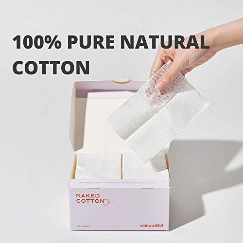 White rabbit cotton pads Classic 100P + Textured bundle | Perfect for
