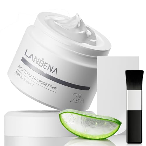 LANBENA 2.0 Blackhead Remover Mask with Salicylic Acid & 60 Pore Strips