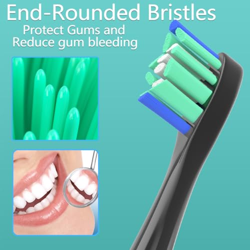 Cusnikelo Replacement Heads for Philips Sonicare Toothbrush - 8 Pack