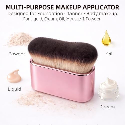 Extra Large Kabuki Self Tanner Brush for Flawless Application