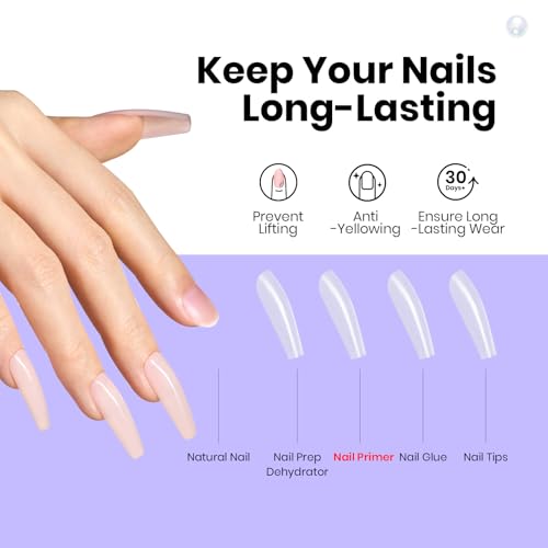 Beetles Protein Nail Dehydrator - 3-in-1 HEMA-Free Primer, 15ml Keratin-Infused Formula for Gel Polish Adhesion