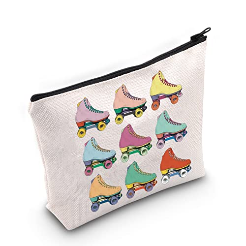 Roller Skater Makeup Bag - Zipper Pouch for Roller Skating Lovers