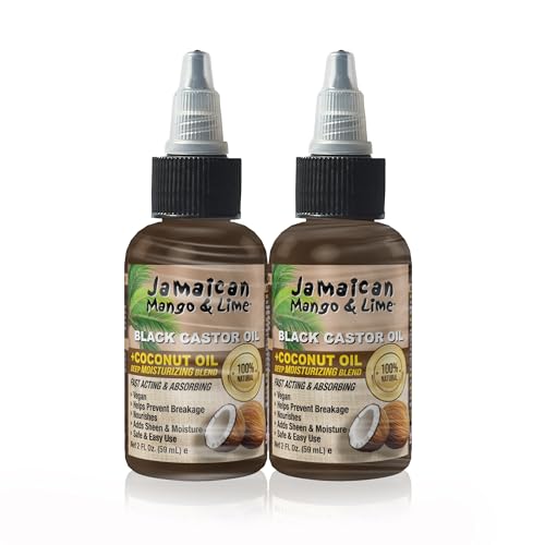 Jamaican Mango & Lime Black Castor & Coconut Oil - 2 Pack