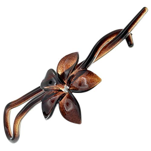 Camila Paris Tortoise Shell French Hair Barrette Clip for Women & Girls
