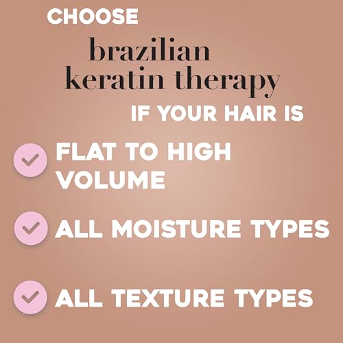 OGX Ever Straightening + Brazilian Keratin Conditioner 13 Fl Oz - Smoothing & Hydrating