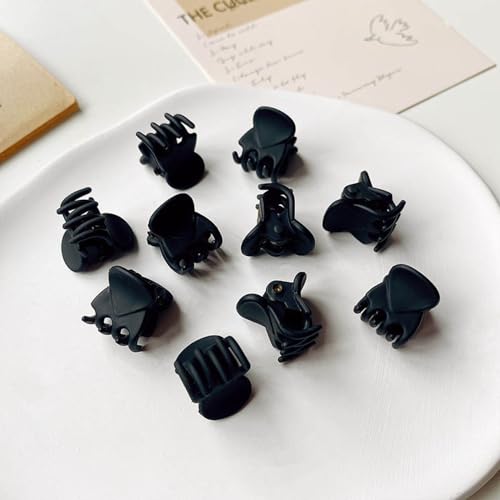 Mini Hair Claw Clips 100 Pack - Small Plastic Hair Accessories for Women & Girls