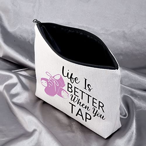 When You Tap Makeup Bag - MEIKIUP Cosmetic Bag for Dancers