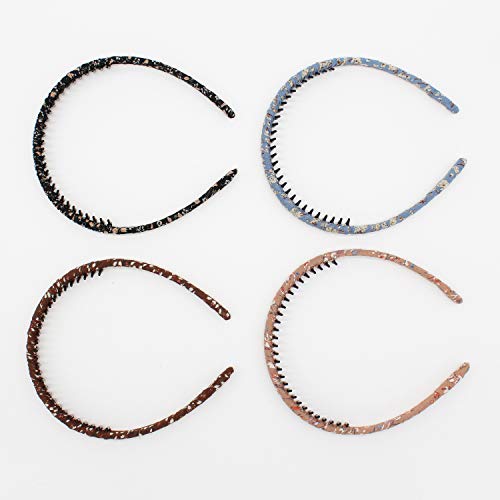 JOBAND Non-Slip Hair Headbands for Women - Pack of 4 Stylish Hoops